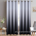 Cortinas Ombre Pretas com Ilhó